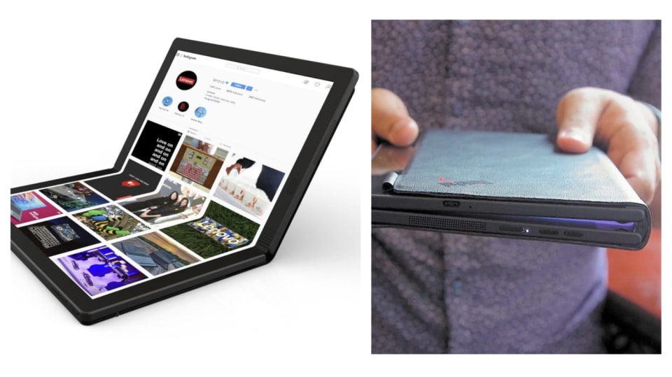 Lenovo představilo první notebook s ohebným displejem